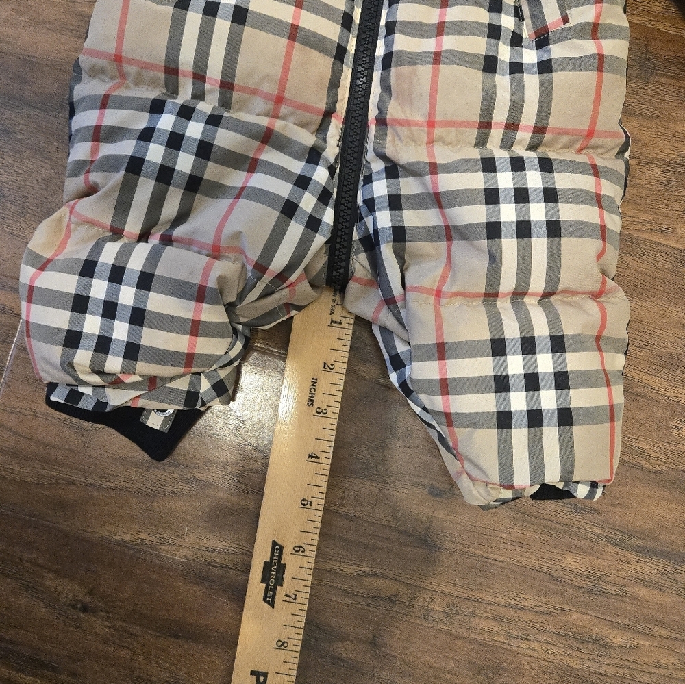 BURBERRY Baby's Harper Down Footed Coverall Babies 3 Months 3M Toddler Puffer - Picture 8 of 10